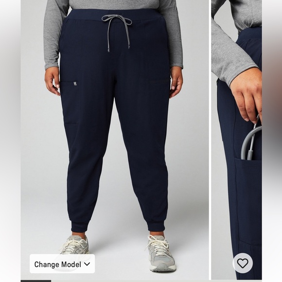 Fabletics Scrubs On Call Joggers Navy - Picture 10 of 10